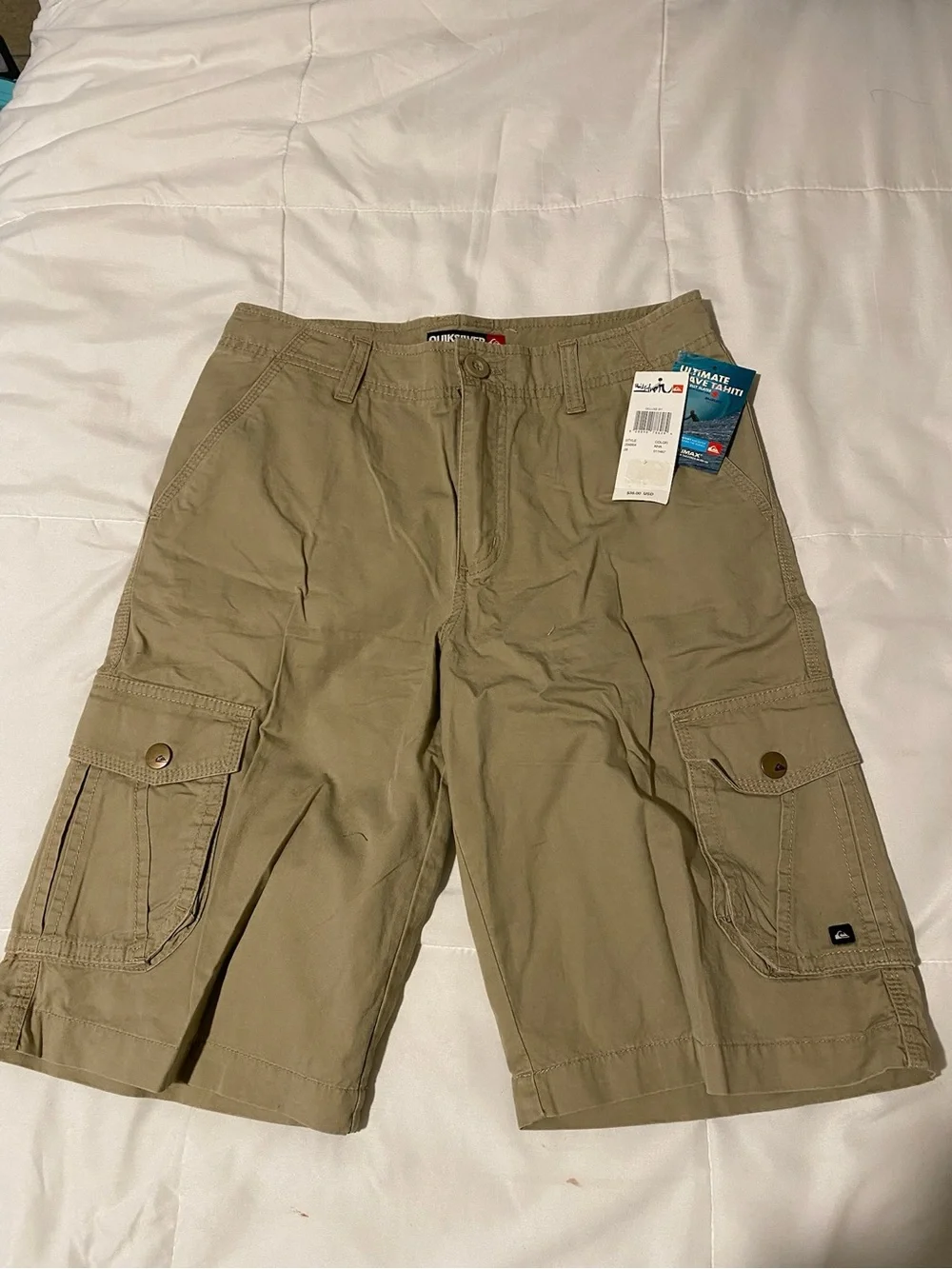 VINTAGE QUICKSILVER CARGO SHORTS MENS